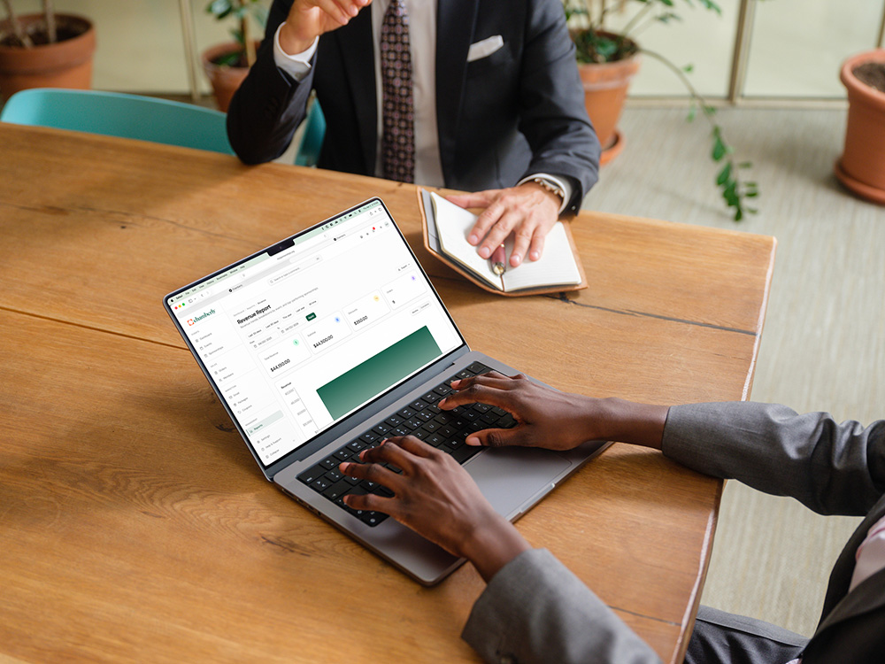 Revenue reporting dashboard